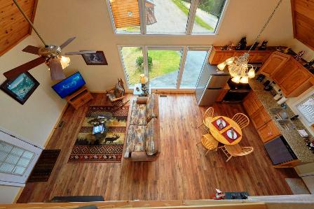 This cabin Rentals INSPIRATION POINT is the perfect choice for a family get-together.