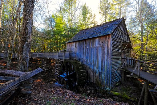 There is lots of history behind this Cades Cove Bus Tour Grist Mill.