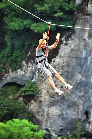 Climb Works Zip Lines are the perfect way to view the beautiful Smoky Mountains!