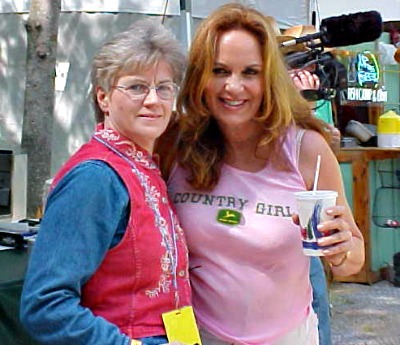 Daisy Duke played by Dukes of Hazzard star Catherine Bach was found at a festival in Pigeon Forge.