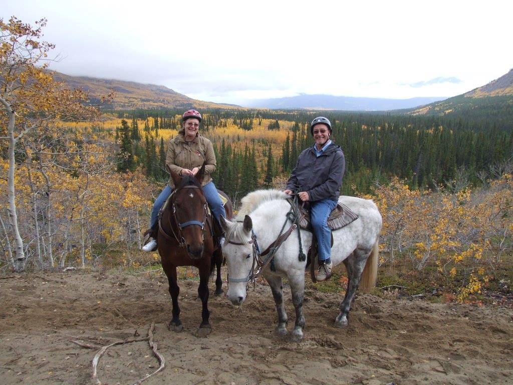 The ride at Gold Rush Stables Gives You A Scenic View Of the Mountains.