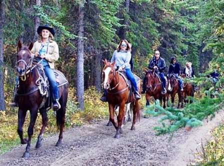 Horseback riding at Walden Creek is a great place to take the whole family!