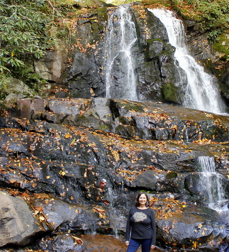 Laurel Falls is a popular destination in the Great Smoky Mountains National Park