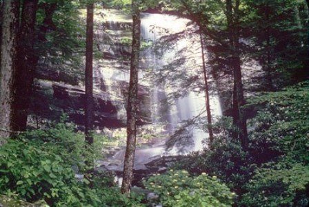 Rainbow Falls is an 80-foot Waterfall with a Rainbow at the bottom when the sun shines directly over it.