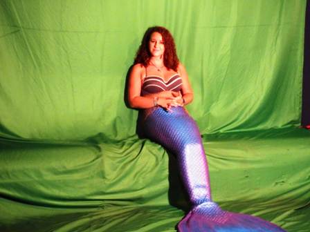 This Ripley's Aquarium Mermaid is waiting to have her photo taken with you!