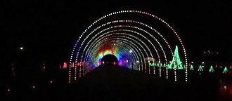 Driving through this Shadrack Christmas Wonderland tunnel is an amazing sight to see.